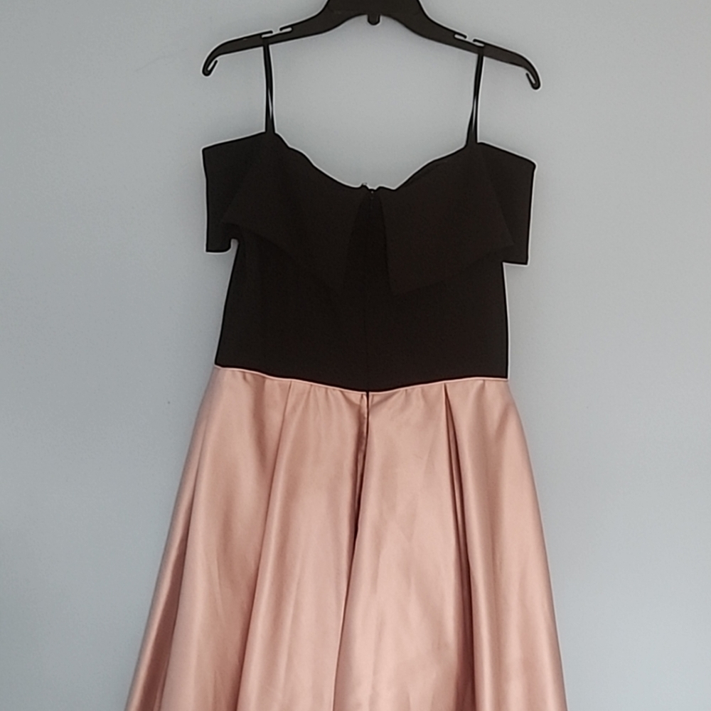 Off the shoulder swing dress